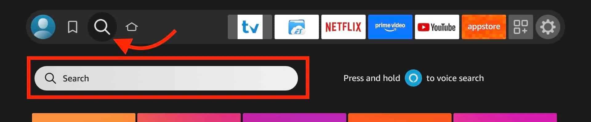 IBO Player running on Amazon Fire Stick showing channel list
